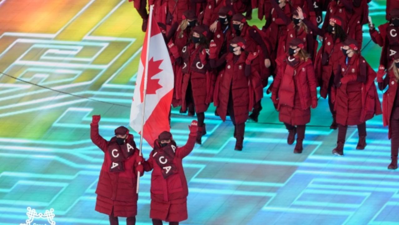 La délégation du Canada lors des Jeux Olympiques de Pékin. [Photo d'illustration]