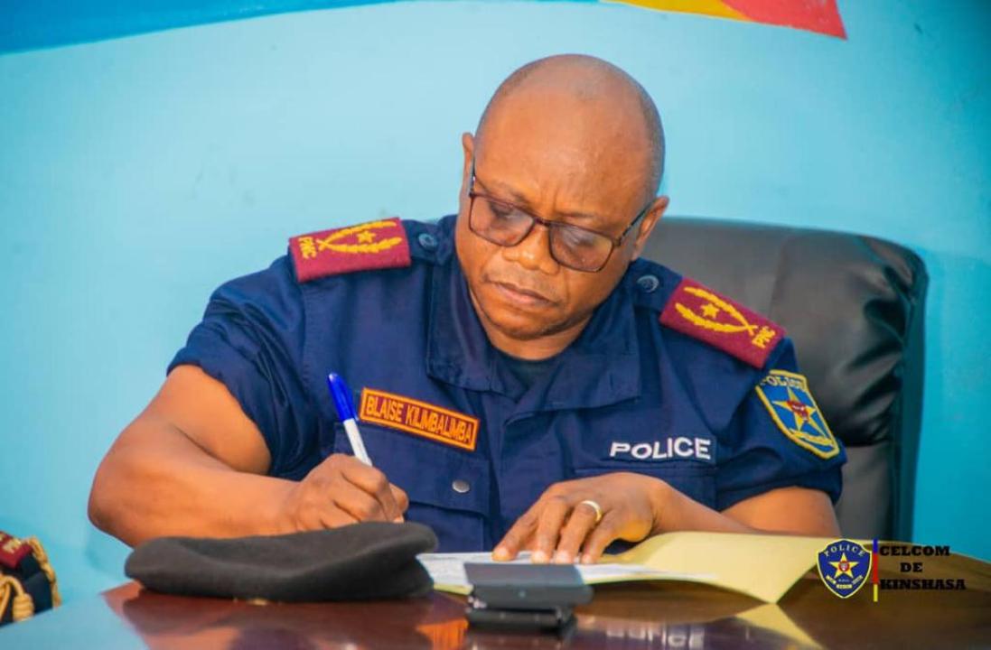 Blaise Kilimbalimba, le numéro 1 de la Police Ville de Kinshasa