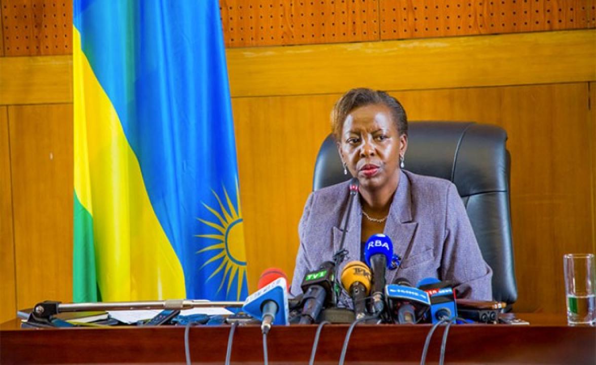 La Secrétaire Générale de l'OIF Louise Mushikiwabo.