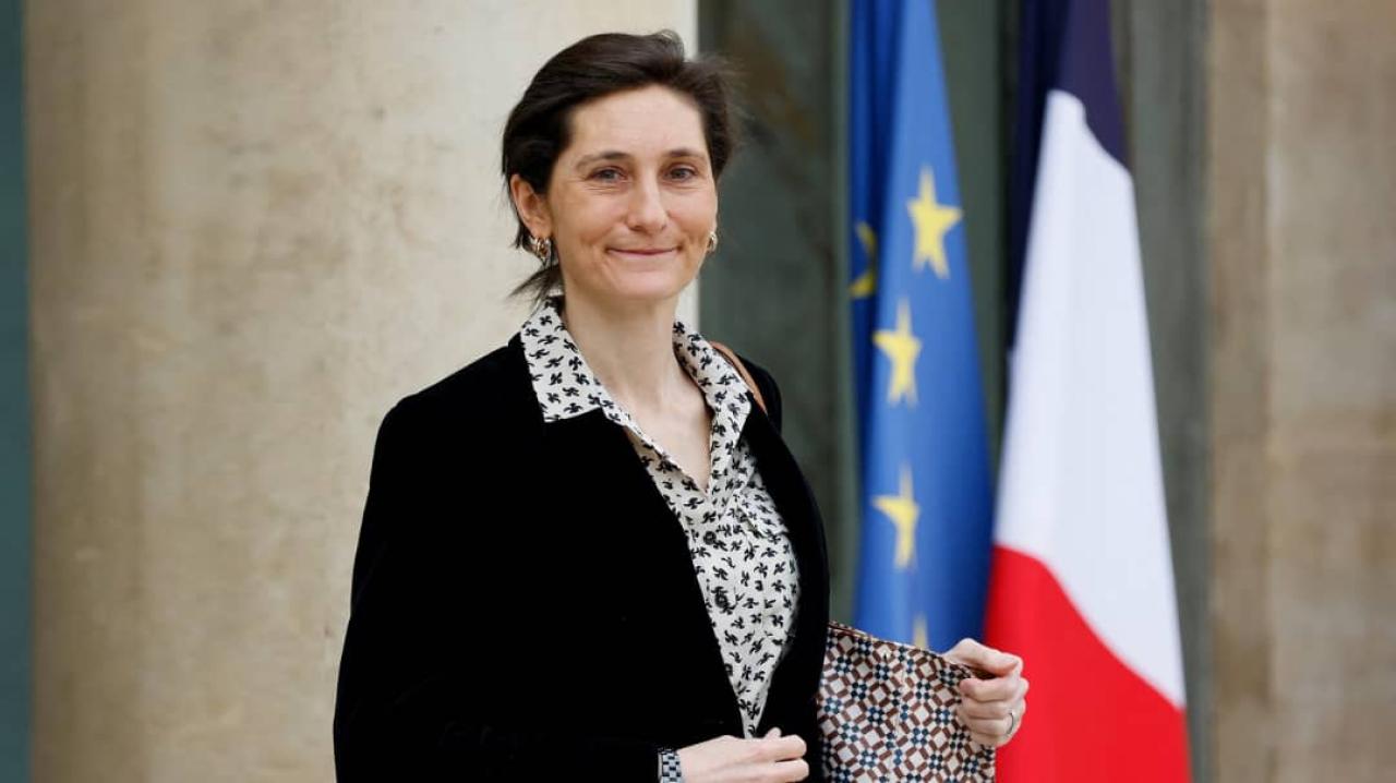 Amélie Oudea Castera, ministre français des sports, des jeux olympiques et paralympiques.
