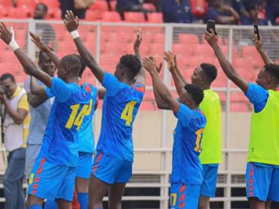 Les Léopards U20 lors de Fatshi Cup, au stade des martyrs.