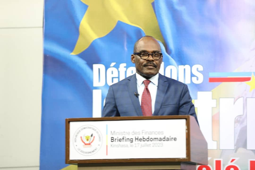 Le ministre des finances, Nicolas Kazadi