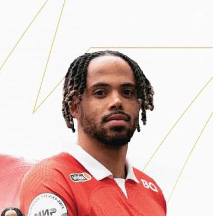 Théo Bongonda sous les couleurs du FK Spartak Moscou.