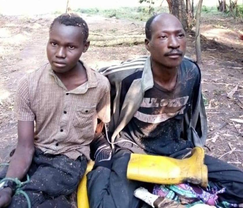 Deux ougandais membres du mouvement terroriste ADF/MTM capturés par les FARDC sur la route Kasindi-Beni au Nord-Kivu.