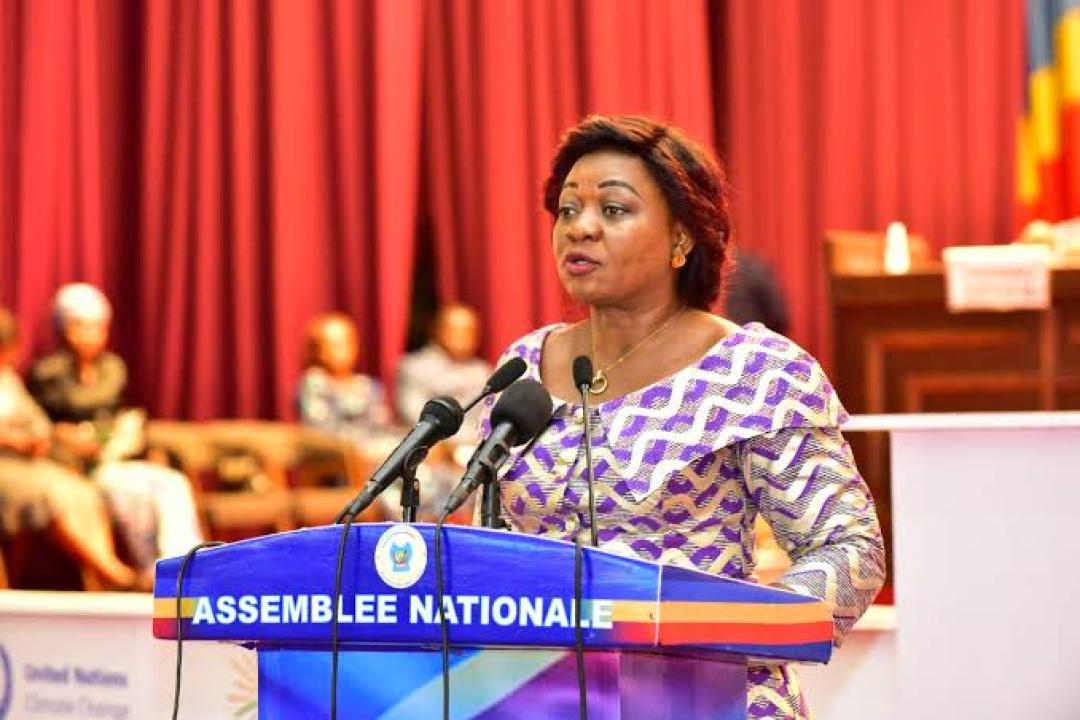 La députée nationale Geneviève Inagosi, élue de Wamba.