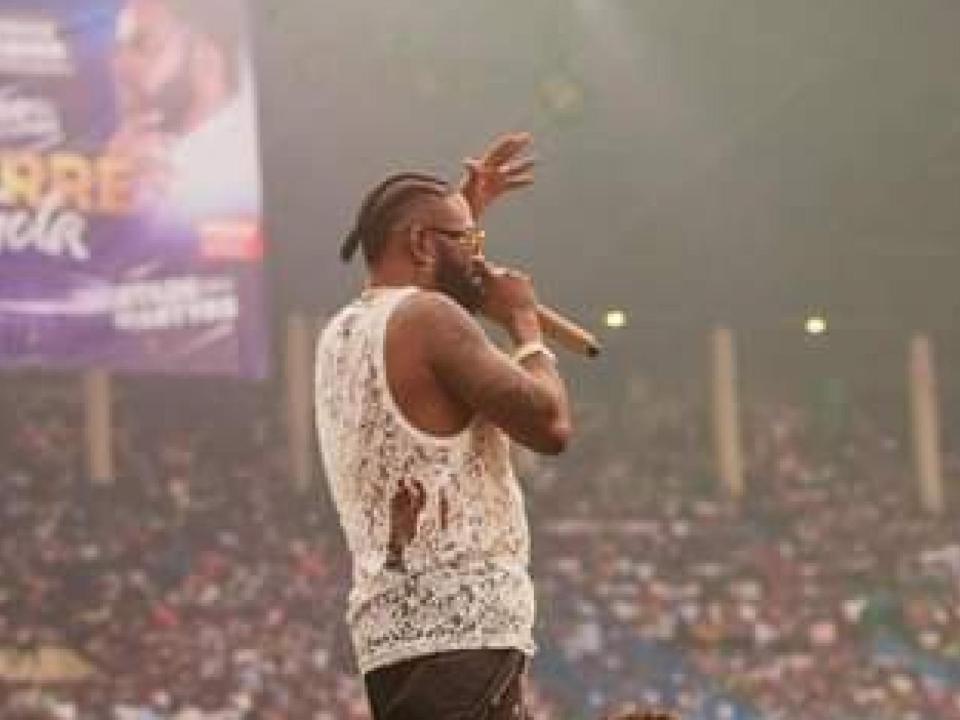 Ferré Gola lors de son méga concert déroulé, le 24 juin 2023 au stade des martyrs. [Photo d'illustration]