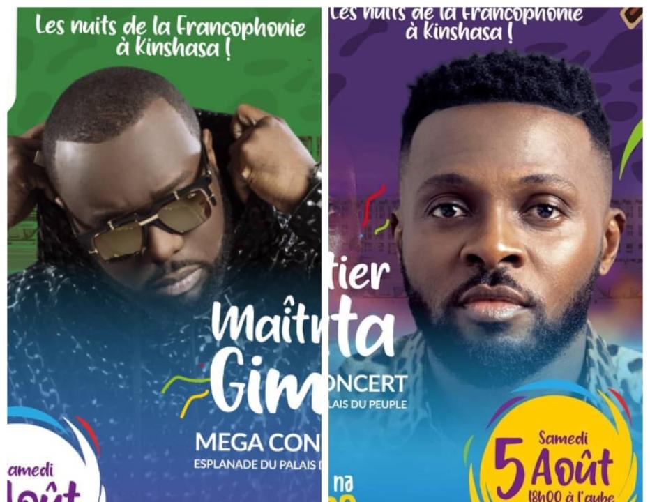 Maître Gims et Héritier Watanabe.