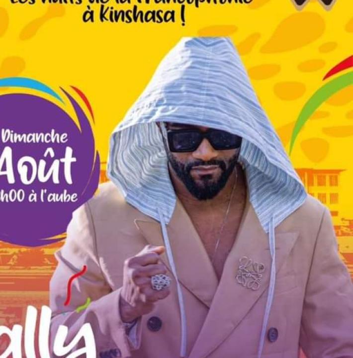 L'affiche du concert de Fally Ipupa à l'esplanade du palais du peuple.