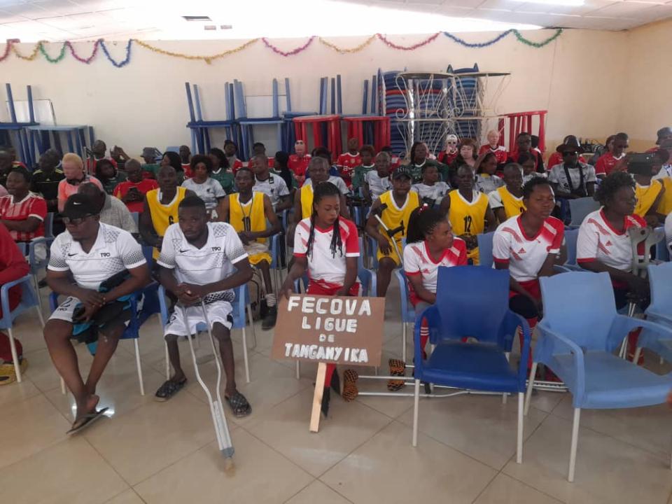 Les athlètes de 7 ligues provinciales assistent au lancement de la deuxième édition du championnat national de handisport à Lubumbashi