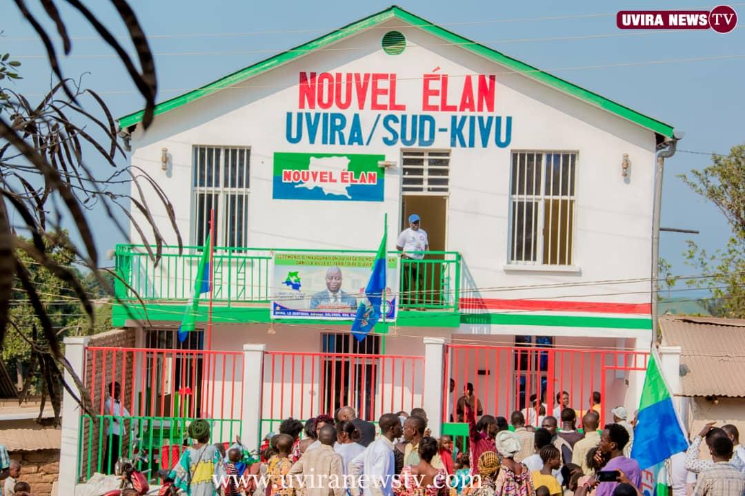 Le nouveau bâtiment de Nouvel Élan à Uvira au Sud-Kivu.