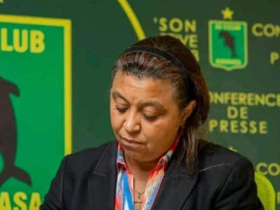 La présidente de coordination de l'AS VClub, Bestine Kazadi. [Photo d'illustration]