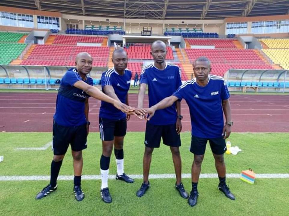 Le quatuor arbitral congolais. [Photo d'illustration]