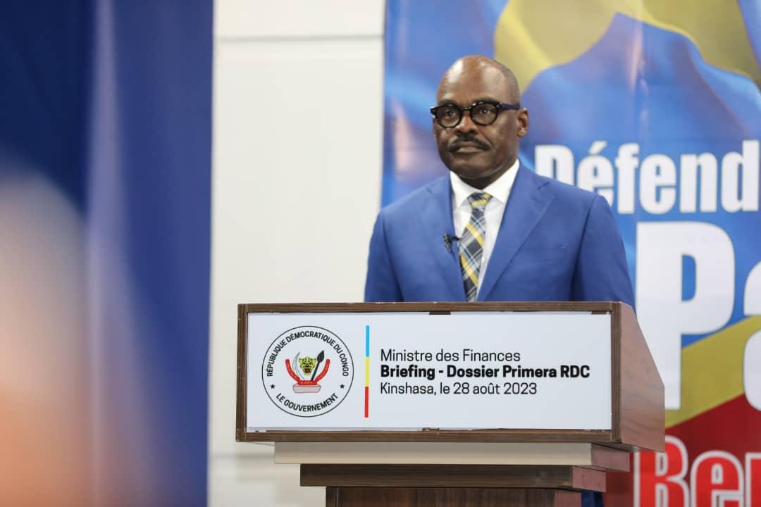 Le ministre des finances, Nicolas Kazadi