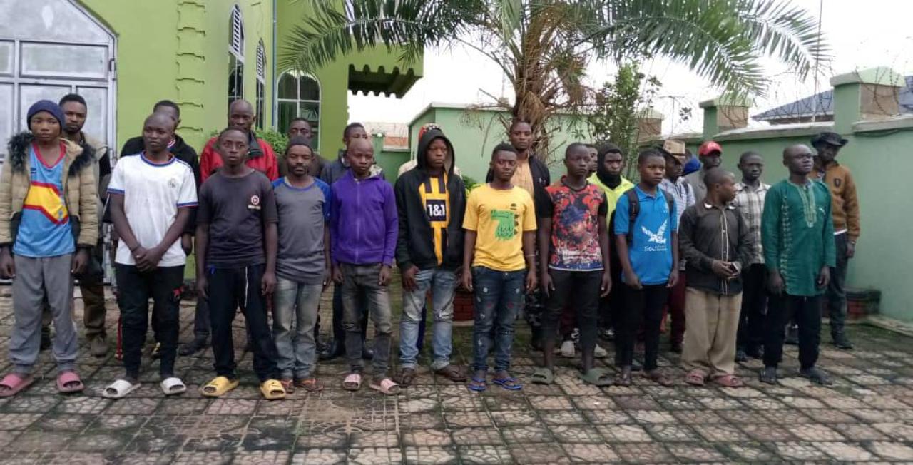 Des anciens combattants des groupes négatifs remis au P-DDRCS antenne de Beni au Nord-Kivu.