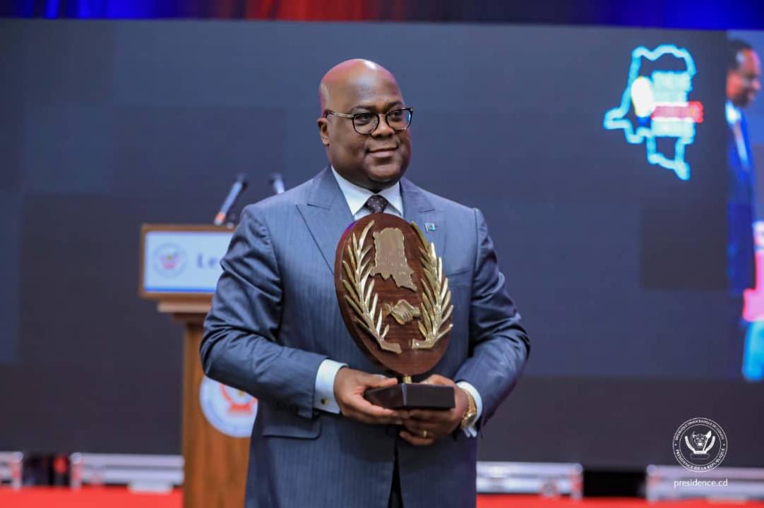 Le chef de l'État, Félix Tshisekedi à la clôture du conclave du génie civil congolais, mardi 29 août.