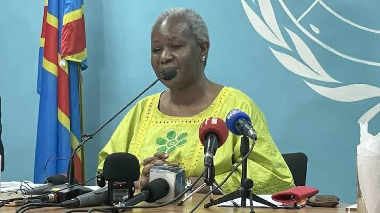 La cheffe de la MONUSCO, Bintou Keita