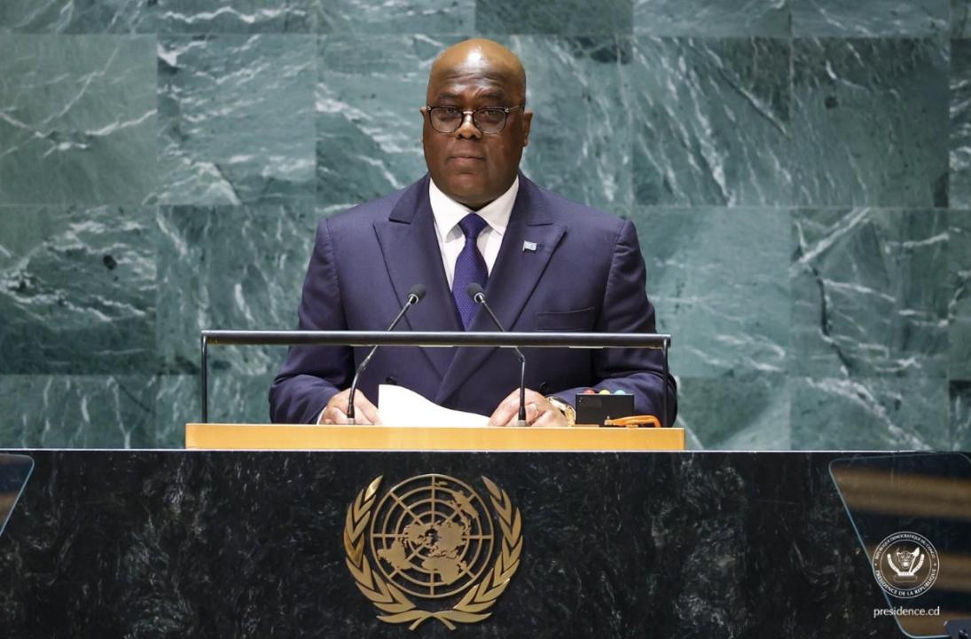 Le Chef de l'État, Félix Tshisekedi de