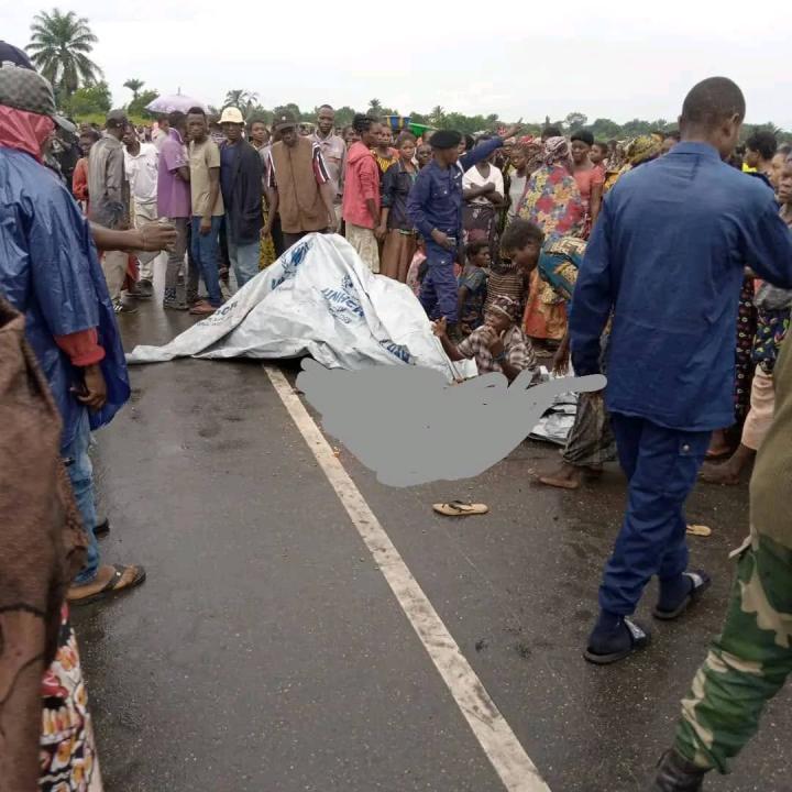 Un accident survenu au Kasaï sur la RN1 à 25km de Tshikapa.