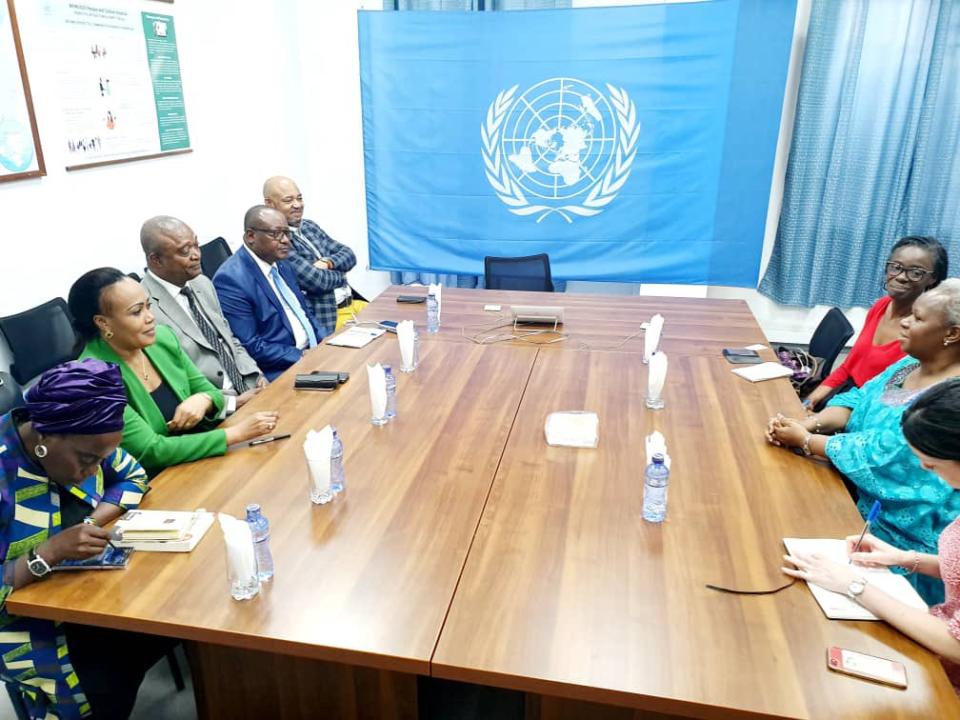 Une délégation du FCC reçue par Bintou Keita au siège de la MONUSCO à Kinshasa, jeudi 07 septembre.