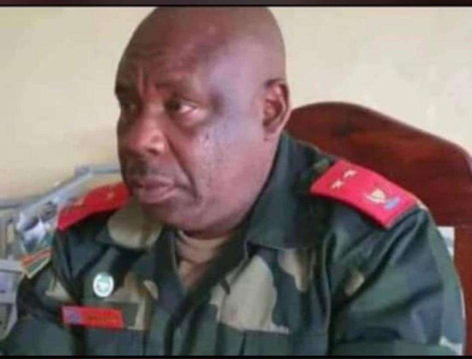 Le général-major Cirimwami Nkuba Peter nouveau commandant des opérations militaires au Nord-Kivu.