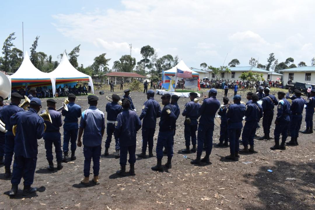 Les policiers formés par l'Organisation Internationale pour les Migrations à Goma