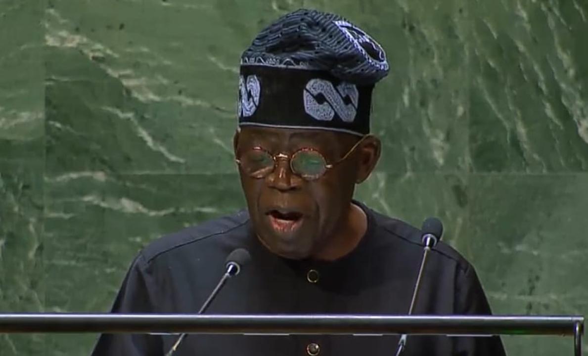 Bola Ahmed Tinubu, Président du Nigéria.