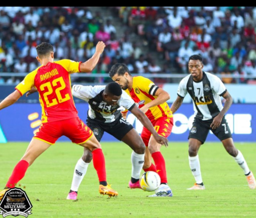 Les joueurs du TP Mazembe en duel avec ceux de l'espérance de Tunis. [Photo d'illustration]