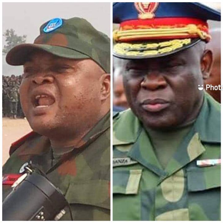 Le général Christian Tshiwewe, chef d'état-major
