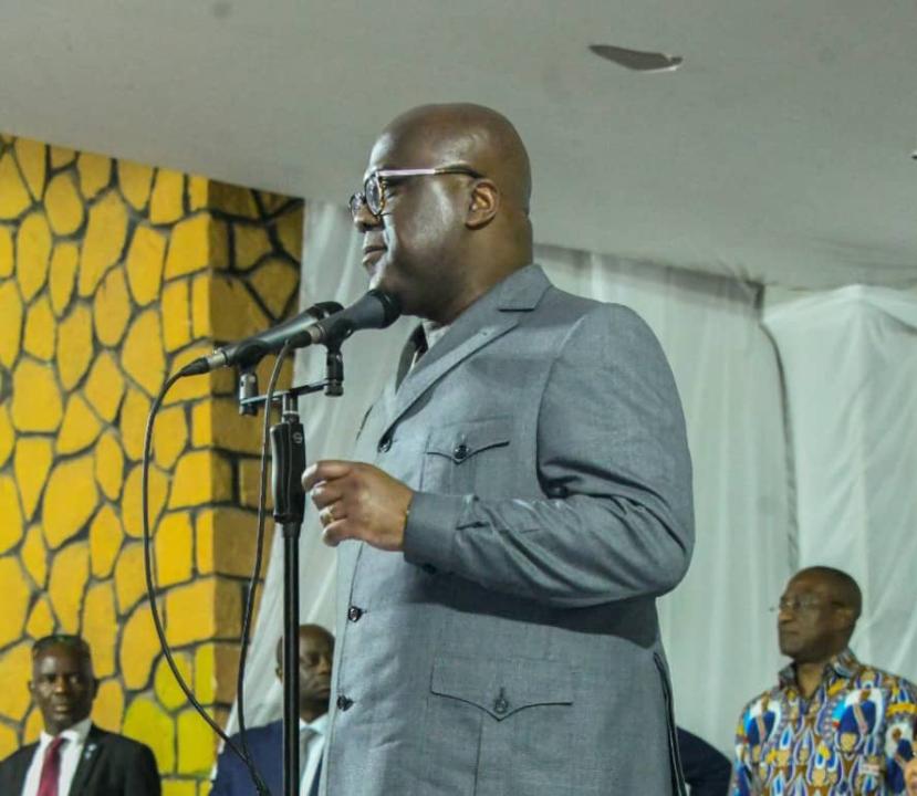 Le président Félix Tshisekedi dans la province du Lualaba
