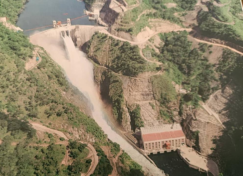  La centrale hydroélectrique au Lualaba 