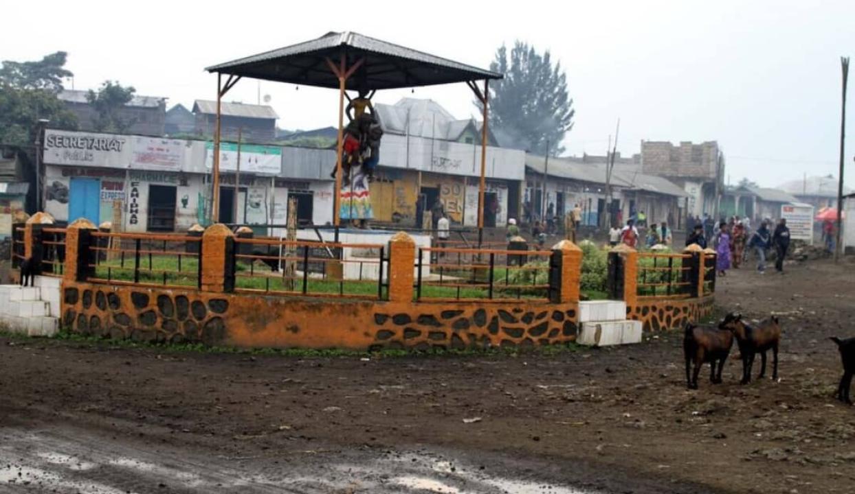 La cité de Kitshanga en territoire de Masisi au Nord-Kivu.