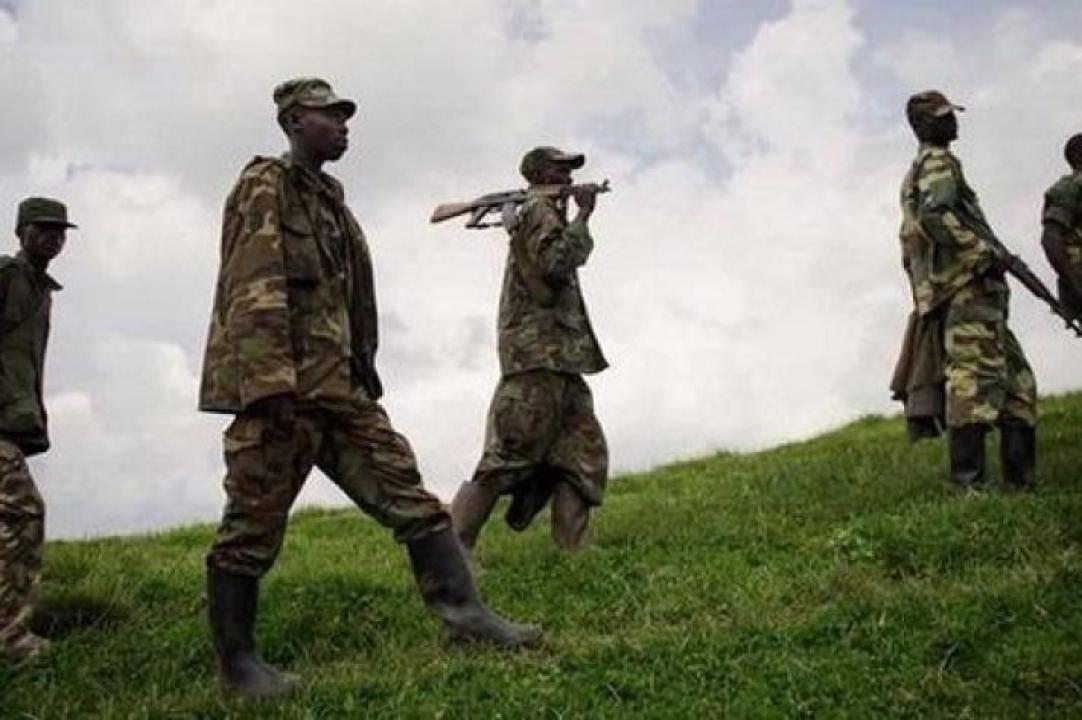 Les jeunes résistants des groupes d'autodéfense lors d'un affrontement avec le M23 dans la province du Nord-Kivu [photo d'illustration]
