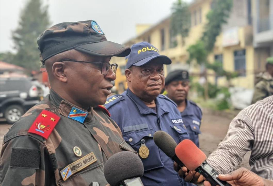 Le commandant de la 34em région militaire, le général major Bruno Mpezo [photo d'illustration]