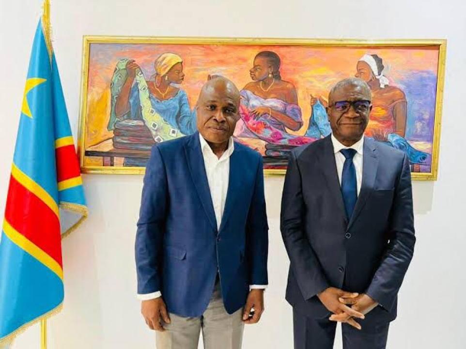 Les candidats à la présentielle de décembre 2023, Martin Fayulu et Dénis Mukwege. [Photo d'illustration]