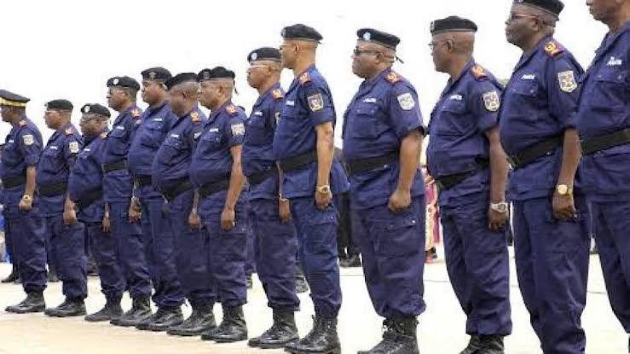 Quelques officiers de la police nationale congolaise [photo d'illustration]