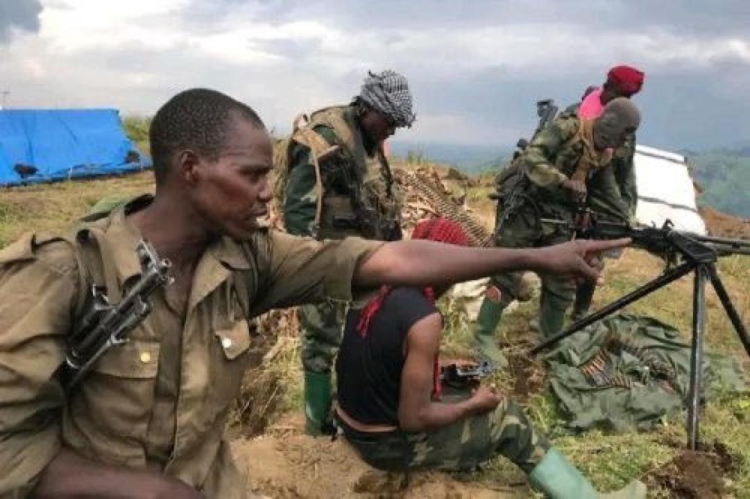 Les résistants patriotes dits wazalendo lors des combats qui les opposent aux rebelles du M23 [photo d'illustration]