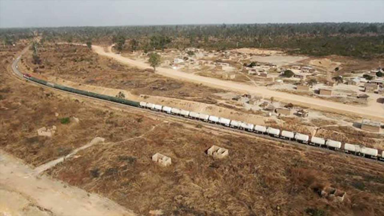 Corridor de Lobito en vue aérienne