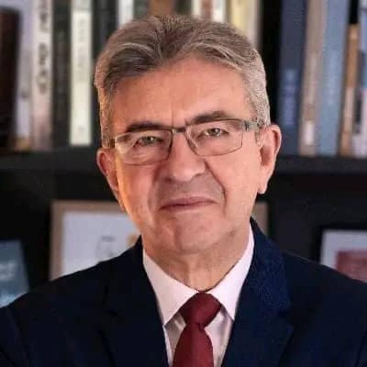 Jean-Luc Mélenchon, leader du parti de l'opposition française la France Insoumise