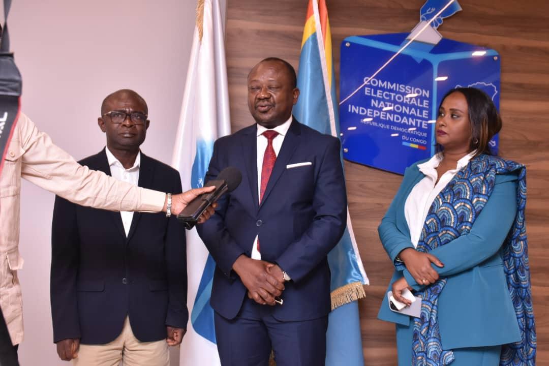 Une mission de l'Union Africaine reçue à la CENI, mercredi 08 novembre 2023