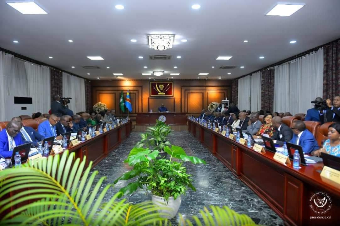 Vue de la réunion du conseil des ministres, ce vendredi 10 novembre, à la cité de l'OUA.