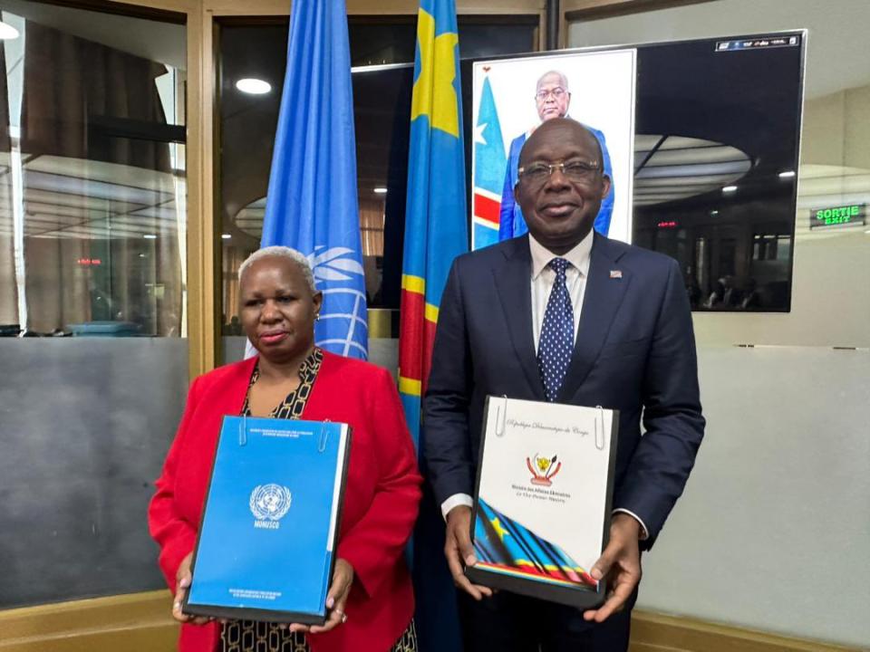 Signature des accords de désengagement entre le gouvernement congolais et la Monusco