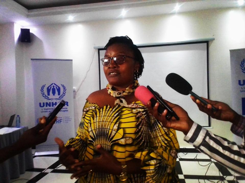 Rosalie Zawadi, présidente de l'UNPC/Nord Kivu