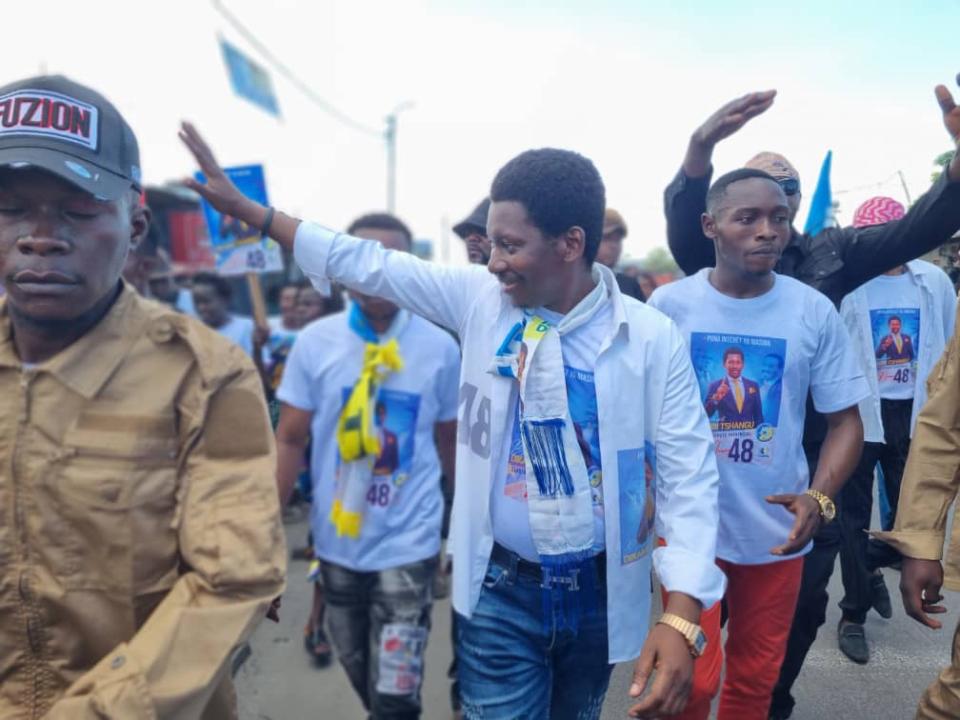 Blanchard Dikambi Tshangu, candidat à la députation provincial dans la Commune de Masina