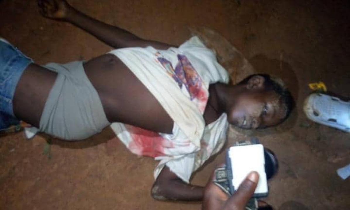 Photo flouée d'un enfant tué par un militaire FARDC à Mambasa-centre dans la province de l'Ituri