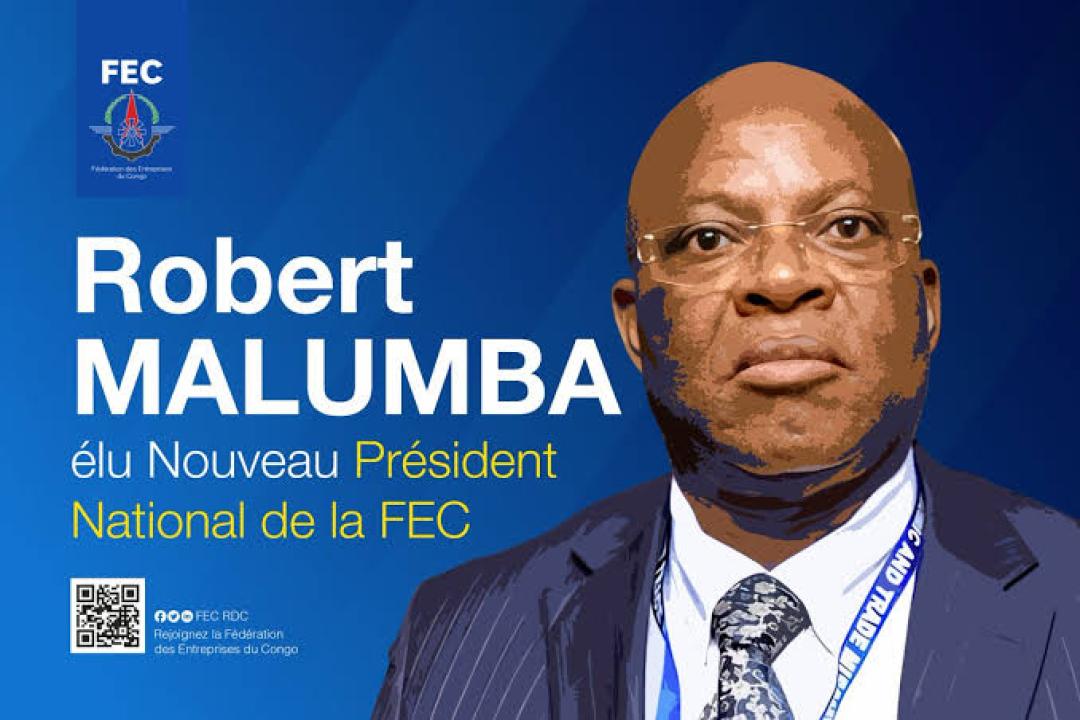 Robert Malumba, président du conseil d'administration de la FEC