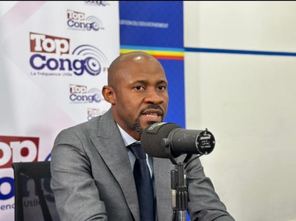 Patrick Muyaya, porte-parole du gouvernement, reçu sur Top Congo.