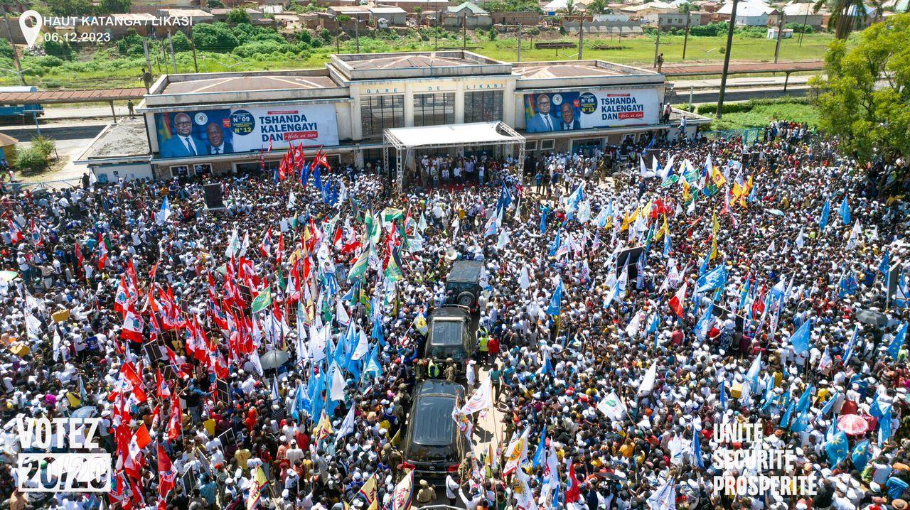 Le candidat N°20 Félix Tshisekedi à Likasi