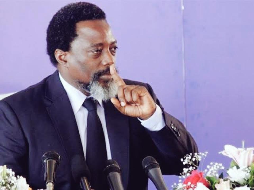 Le Président honoraire de la RDC, Joseph Kabila Kabange