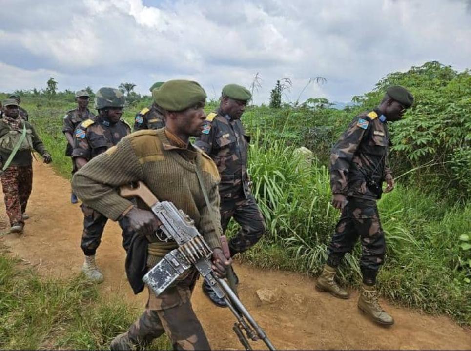 Opérations militaires contre les terroristes MTM/ISCAP dans le territoire de Beni