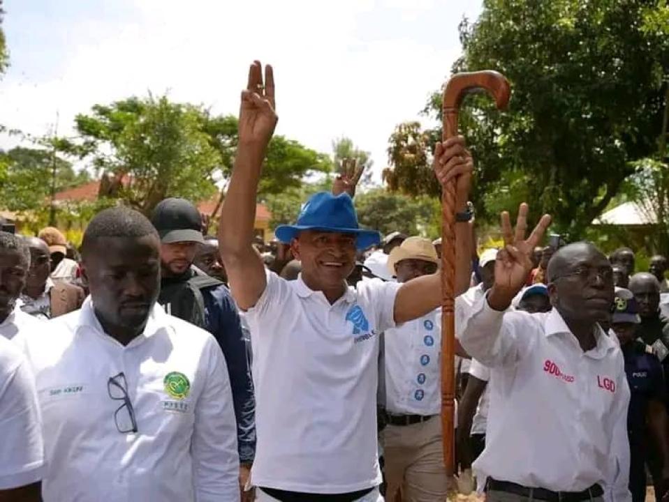 Le candidat Président de la République n°3, Moïse Katumbi, et ses alliés